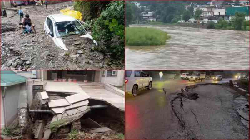 Himachal: MANDI में दो दिन की बारिश से 10 करोड़ का नुकसान